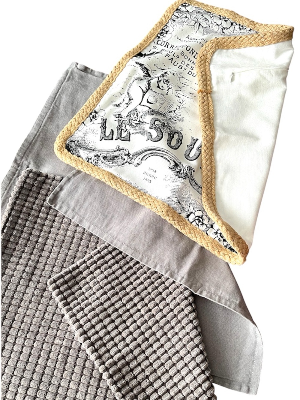 IKEA Farmhouse Pillow Cover Bundle French Country Decorative Covers Set - Picture 2 of 16